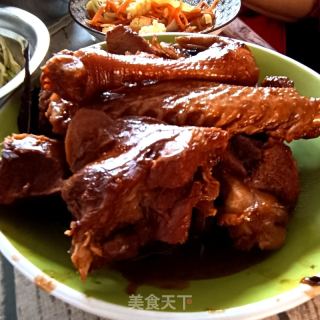 酸萝卜炖大鹅的做法步骤：18