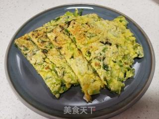 油麦菜鸡蛋饼的做法步骤：10