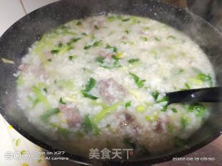 芹菜牛肉粥的做法步骤：6