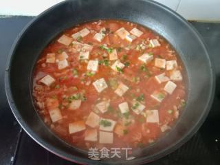茄汁肉末豆腐的做法步骤：12