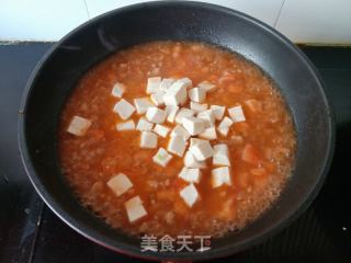 茄汁肉末豆腐的做法步骤：9