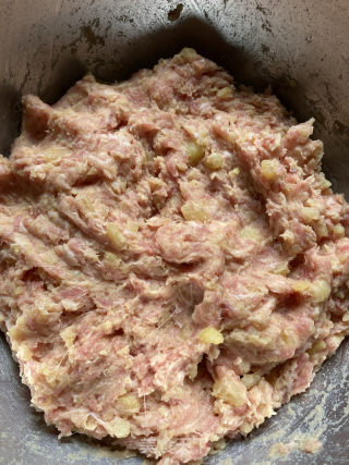 蒸土豆肉丸子的做法步骤：9