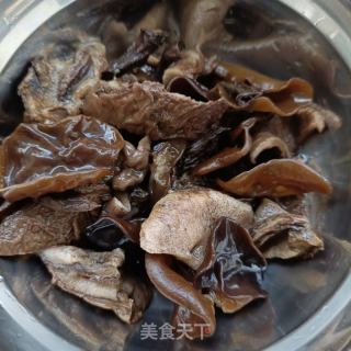 松蘑海参炖王鸽的做法步骤：9