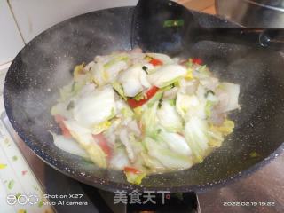 五花肉炒娃娃菜的做法步骤：8