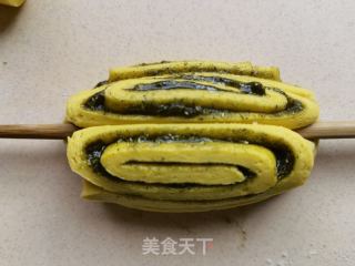 南瓜香豆花卷的做法步骤：10