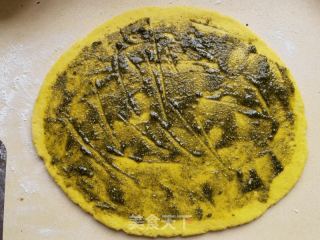 南瓜香豆花卷的做法步骤：5