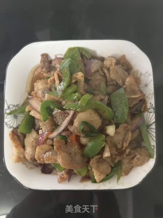 五花肉炒洋葱的做法步骤：10