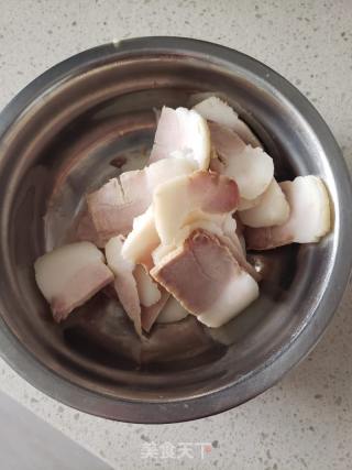 菜苔炒肉片的做法步骤：2