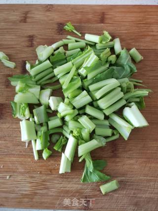 菜苔炒肉片的做法步骤：1