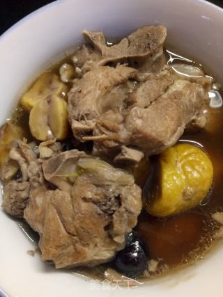 红枣栗子炖排骨的做法步骤：5