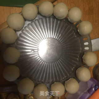 红豆饼的做法步骤：8
