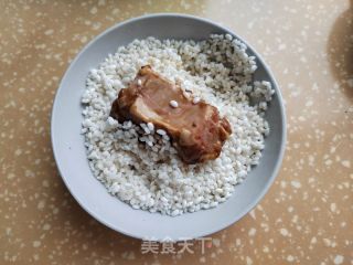 香芋糯米蒸排骨的做法步骤：7