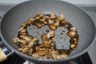 肉片炒芽粉的做法步骤：5