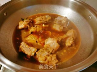番茄烧排骨的做法步骤：10