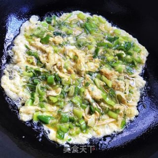 葱花青椒炒蛋的做法步骤：6