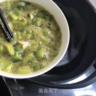 葱花青椒炒蛋的做法步骤：5
