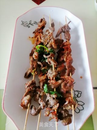 烤羊肉串的做法步骤：6