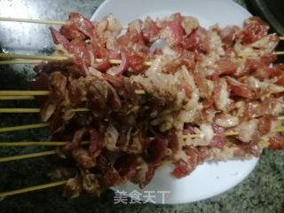 烤羊肉串的做法步骤：2