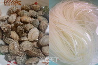 快手必备菜单‖花甲米线的做法步骤：1