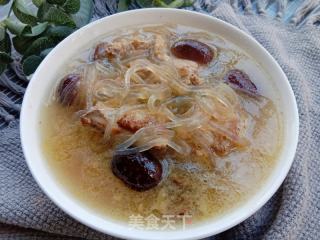红枣粉条鸡汤的做法步骤：8