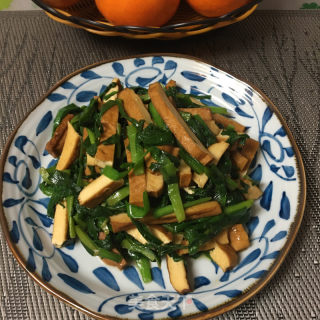 香干炒韭菜的做法步骤：5