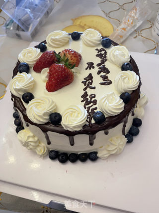 淋面蛋糕的做法步骤：9