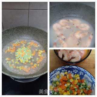 虾仁时蔬土豆泥沙拉的做法步骤：4