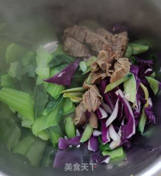 油菜拌护心肉的做法步骤：10