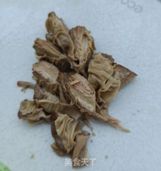 油菜拌护心肉的做法步骤：8
