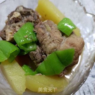 土豆炖排骨的做法步骤：15