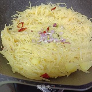 小炒土豆丝的做法步骤：7