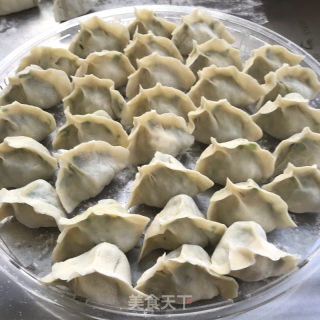 韭菜鸡蛋水饺的做法步骤：8