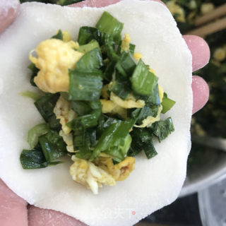 韭菜鸡蛋水饺的做法步骤：7