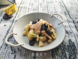 花菜木耳炒肉片的做法步骤：18