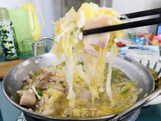 锅仔酸菜白肉的做法步骤：10
