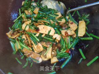 韭菜炒香干的做法步骤：14