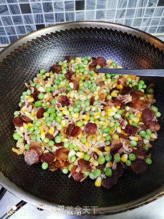 五彩饭的做法步骤：4