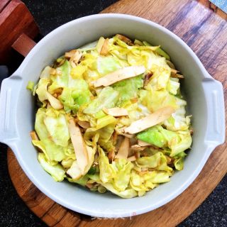 香干炒包菜的做法步骤：9