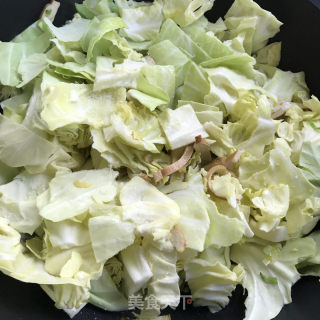 香干炒包菜的做法步骤：6