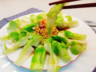 5分钟减脂快手菜，白灼蒜香儿菜的做法步骤：10