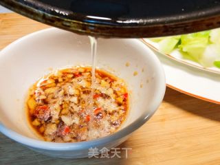 5分钟减脂快手菜，白灼蒜香儿菜的做法步骤：7