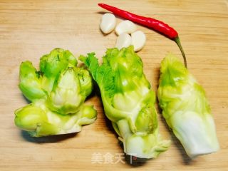 5分钟减脂快手菜，白灼蒜香儿菜的做法步骤：1