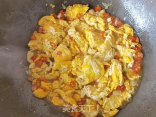 蒜蓉小米椒炒鸡蛋的做法步骤：14