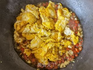 蒜蓉小米椒炒鸡蛋的做法步骤：12