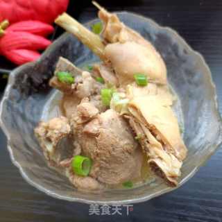 紫甘蓝拌鸡腿肉的做法步骤：6