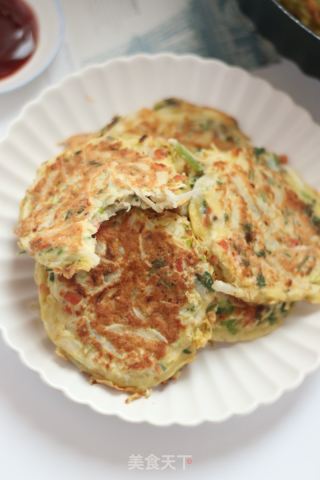 白萝卜鸡蛋饼的做法步骤：5