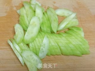 黄瓜蛋花汤的做法步骤：3