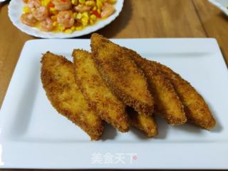 炸鲽鱼排的做法步骤：7
