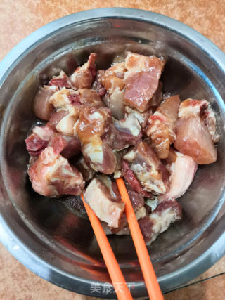 青菜排骨粥的做法步骤：3