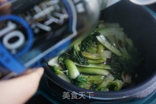 杏鲍菇炒塌菜的做法步骤：6